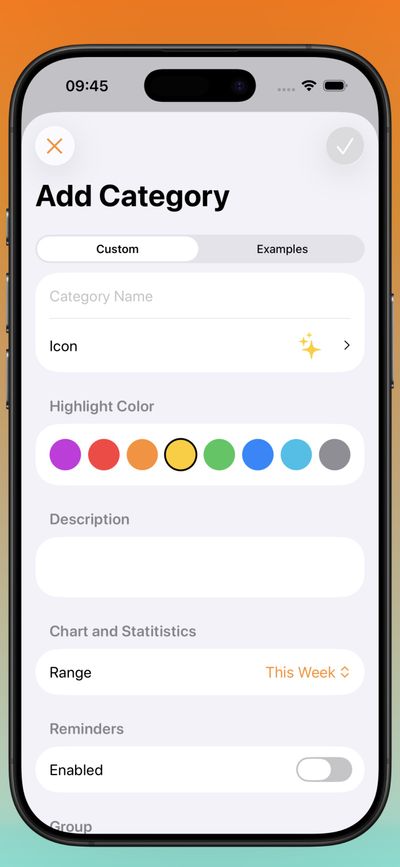 Chronicling App Store screenshot showing smart events with Apple Intelligence